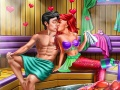 Juego Coqueteo en la sauna de sirenas en línea