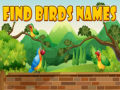 Juego Encuentra los nombres de las aves en línea