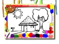 Juego De vuelta a clases: Libro de colorear casas en línea