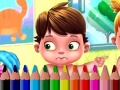 Juego De Vuelta a la Escuela: Libro de Colorear para Bebés en línea
