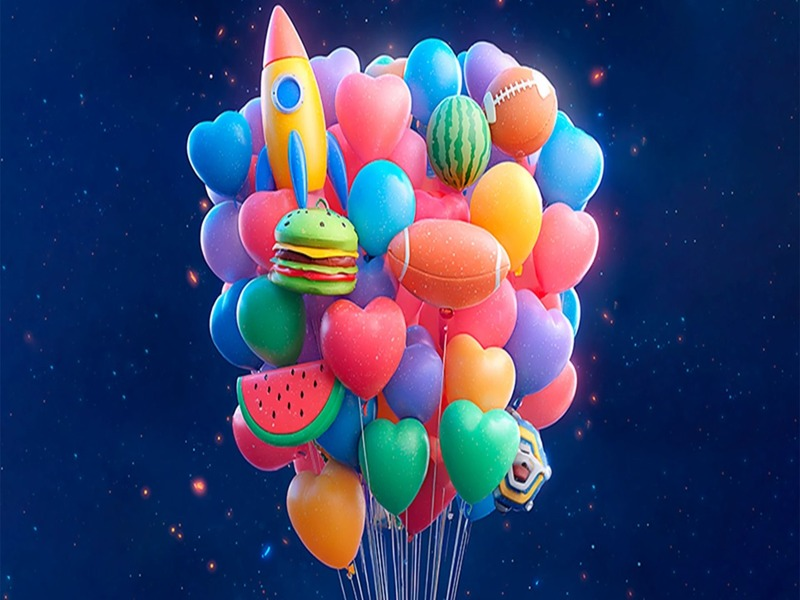 Juego Fusionar 3D- Match 3 globos en línea