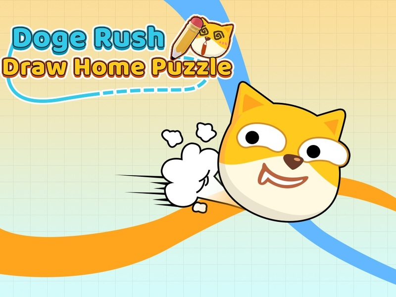 Juego Doge Rush Draw Home Puzzle en línea