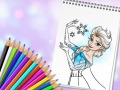 Juego Libro para colorear de princesas asombroso en línea