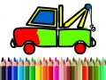 Juego De vuelta a la escuela: Coloreando camiones en línea
