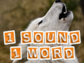 Juego 1 Sonido 1 Palabra en línea