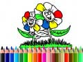 Juego Regreso a la escuela: Coloreando flores en línea