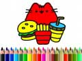 Juego Regreso a la escuela: Colorear gatos lindos en línea