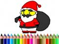Juego Regreso a la escuela: Coloreando a Santa Claus en línea