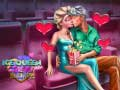 Juego Coqueteo en el Cine de la Reina de Hielo en línea