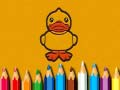 Juego De vuelta a la escuela: Libro para colorear patos en línea
