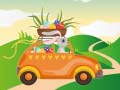 Juego Conejos Conduciendo Coches Match 3 en línea