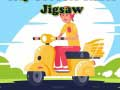 Juego Paseos en Patinete por la Ciudad: Puzzle en línea