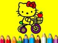 Juego De vuelta a la escuela: Coloreo de dulce gatito en línea
