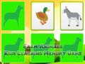 Juego Animales de la Granja: Aprendizaje y Memoria para Niños en línea