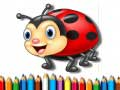 Juego Libro para colorear de mariquita en línea