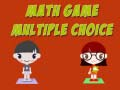Juego Juego de Matemáticas Opción Múltiple en línea