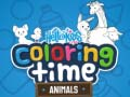 Juego ¡Hola niños! Momento de colorear animales en línea