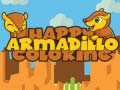 Juego Coloreando al armadillo feliz en línea