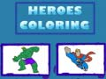 Juego Colorear Héroes en línea