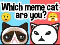 Juego ¿Qué gato meme eres? en línea