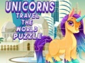 Juego Rompecabezas de Unicornios Viajan por el Mundo en línea