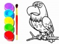 Juego Libro para Colorear Águila en línea