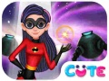 Juego Sesión de Moda de la Superhéroe Violeta en línea