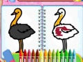 Juego Juego de colorear aves en línea