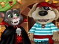 Juego Talking Tom y Angela: Fiesta de Halloween en línea