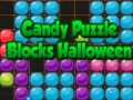 Juego Bloques de Rompecabezas de Caramelo Halloween en línea
