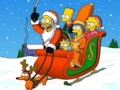 Juego Rompecabezas de Navidad de los Simpson en línea
