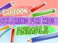 Juego Colorear Cartoon para Niños Animales en línea