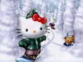Juego Puzzle Navideño de Hello Kitty en línea