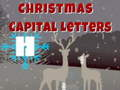 Juego Letras Mayúsculas de Navidad en línea