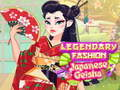Juego Moda legendaria de la geisha japonesa en línea