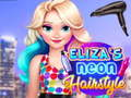 Juego El peinado neón de Eliza en línea