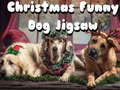 Juego Puzzle Divertido de Perro de Navidad en línea