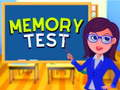 Juego Prueba de memoria en línea