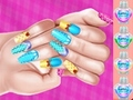Juego Arte de uñas DIY de la princesa Elsa en línea