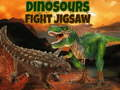 Juego Dinosaurios Luchan Rompecabezas en línea