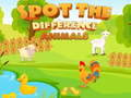 Juego Encuentra las diferencias: Animales en línea