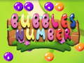 Juego Burbujas Número en línea