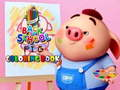 Juego Vuelta al colegio: libro para colorear cerdito en línea
