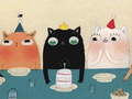 Juego Deslizar gatos divertidos en línea