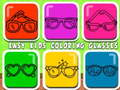 Juego Fácil para colorear niños con gafas en línea