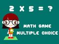 Juego Juego de Matemáticas de Opción Múltiple en línea