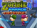 Juego Defensa del Desfile Zombie 4 en línea