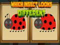Juego ¿Qué insecto se ve diferente? en línea