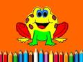 Juego De vuelta al cole: Libro de colorear ranas en línea