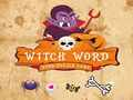 Juego Juego de Puzzles de Palabras de Bruja para Halloween en línea